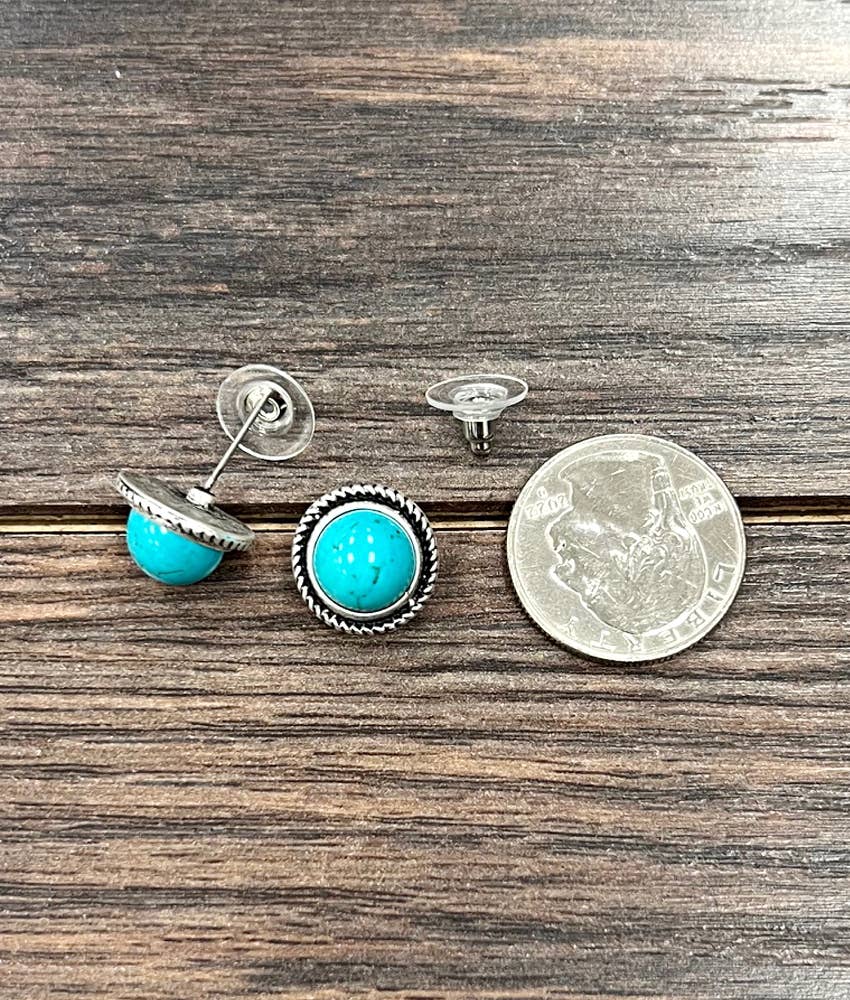 Turquoise Stud Earrings
