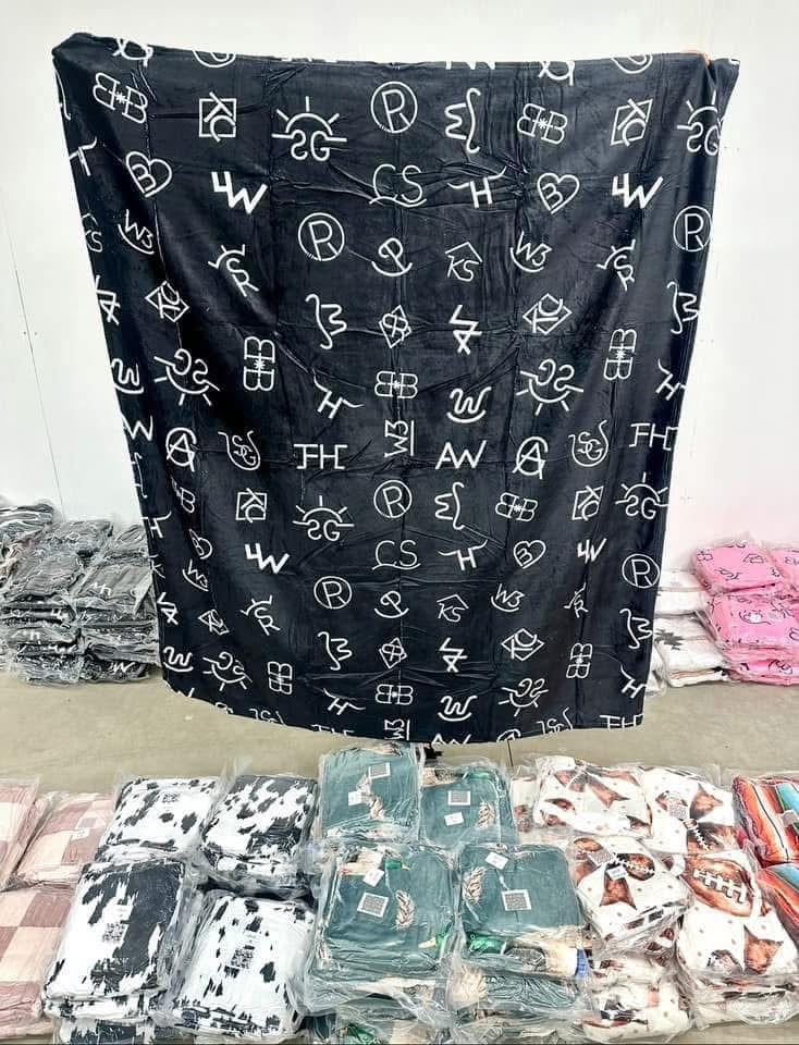 Western Themed Fleece Blankets
