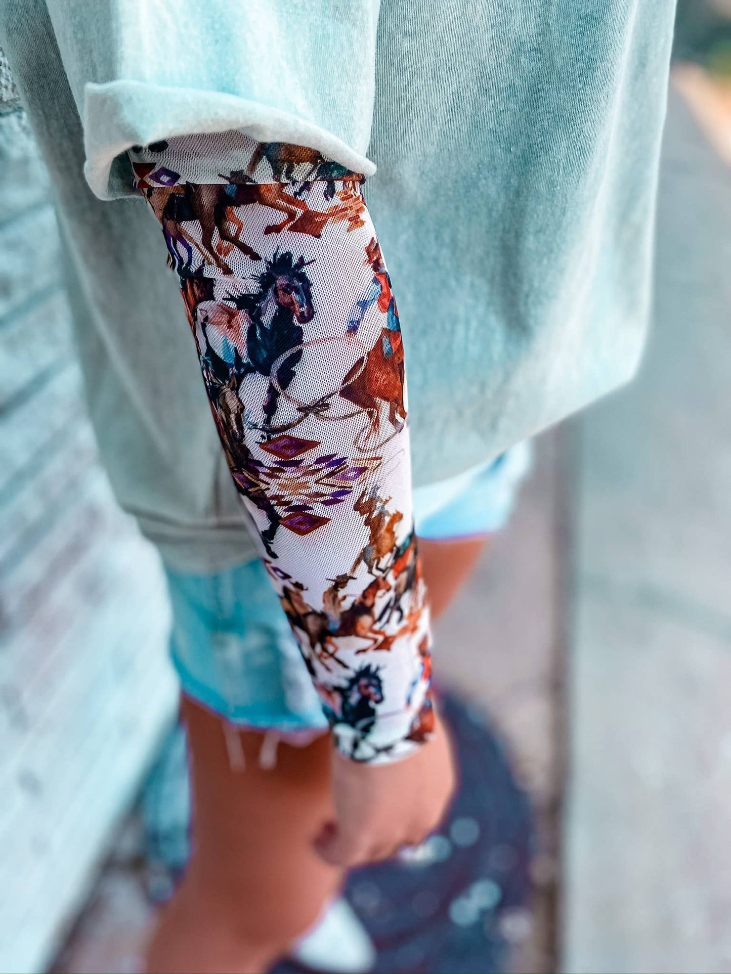 Buckaroo Mesh Top - Cowboy