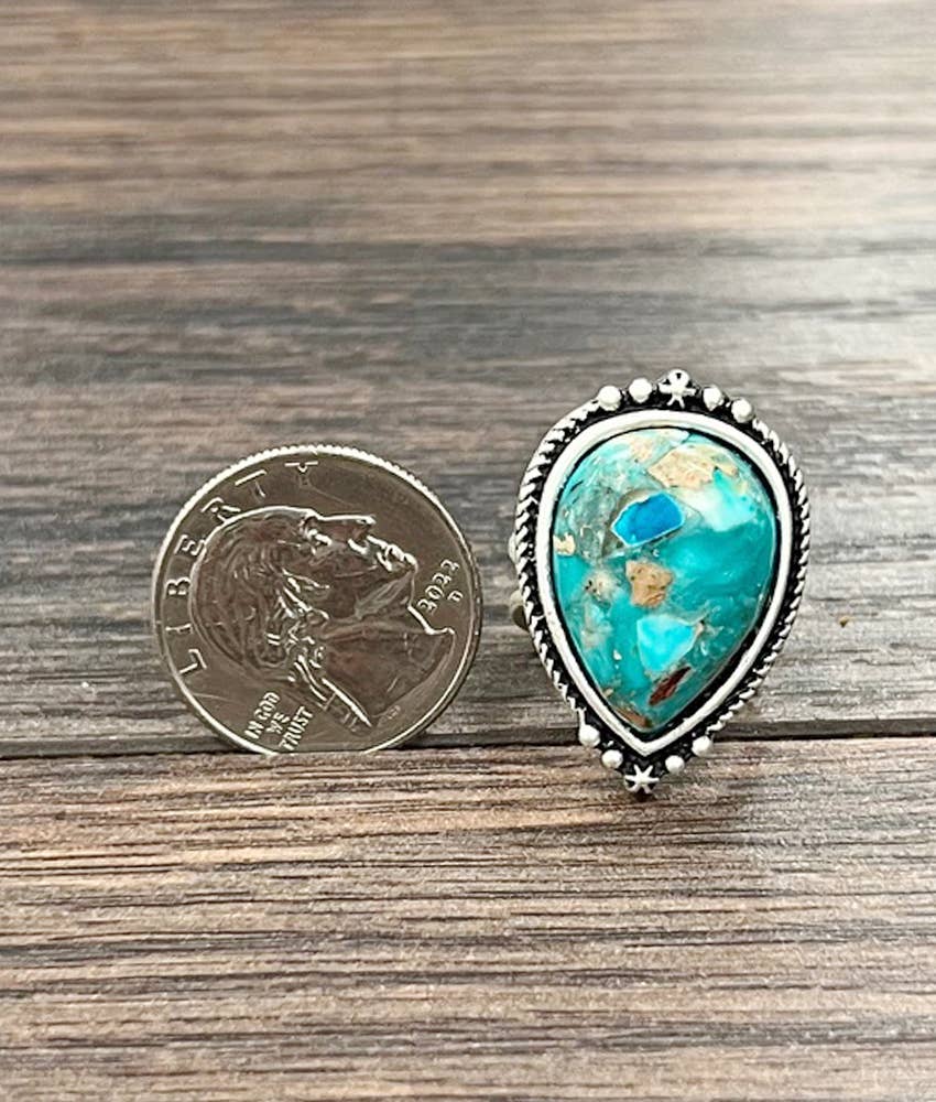 Turquoise Adjustable Ring