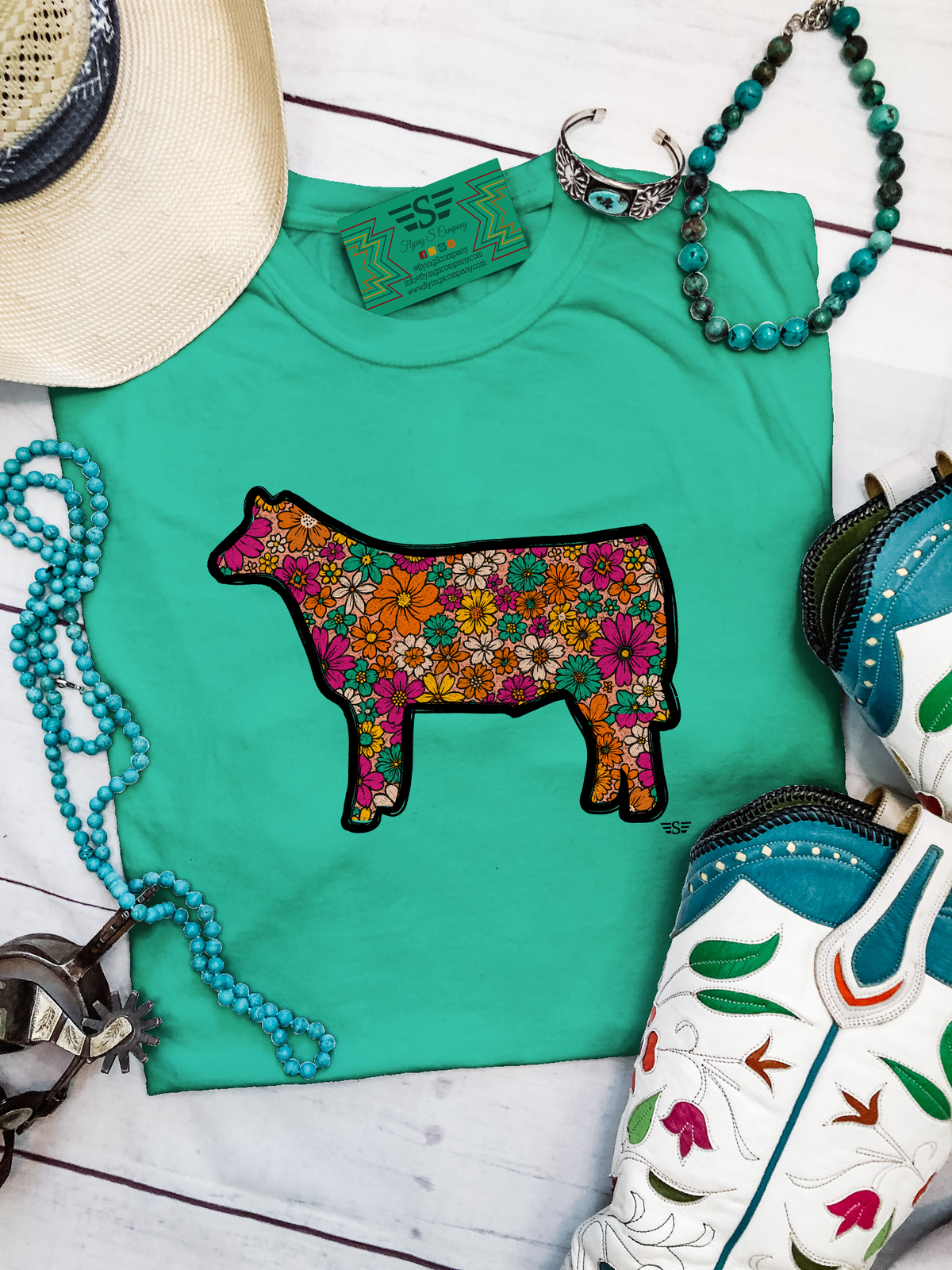 Floral Livestock Graphic