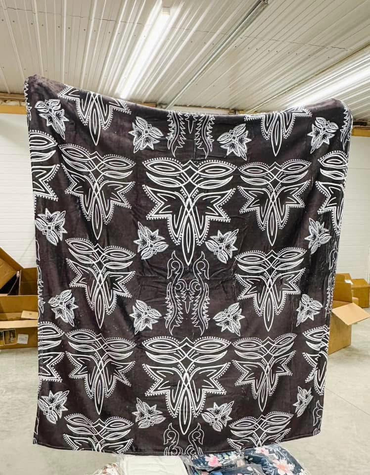 Western Themed Fleece Blankets