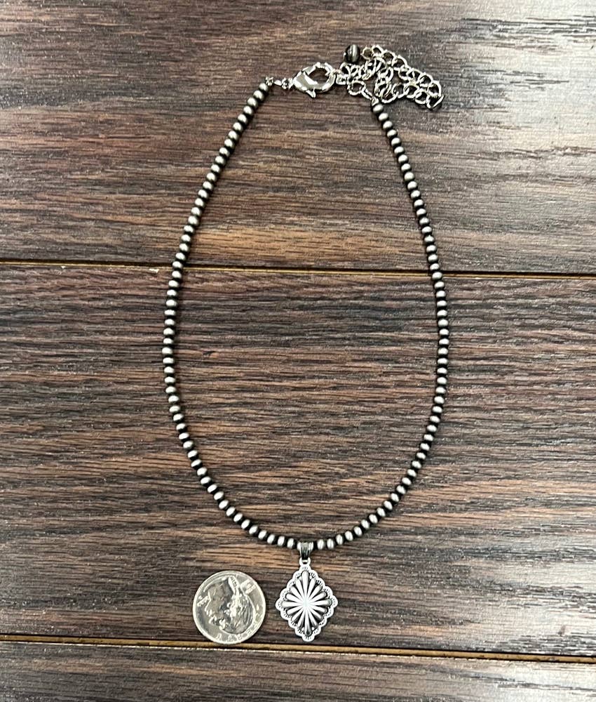 Concho Pendant Necklace