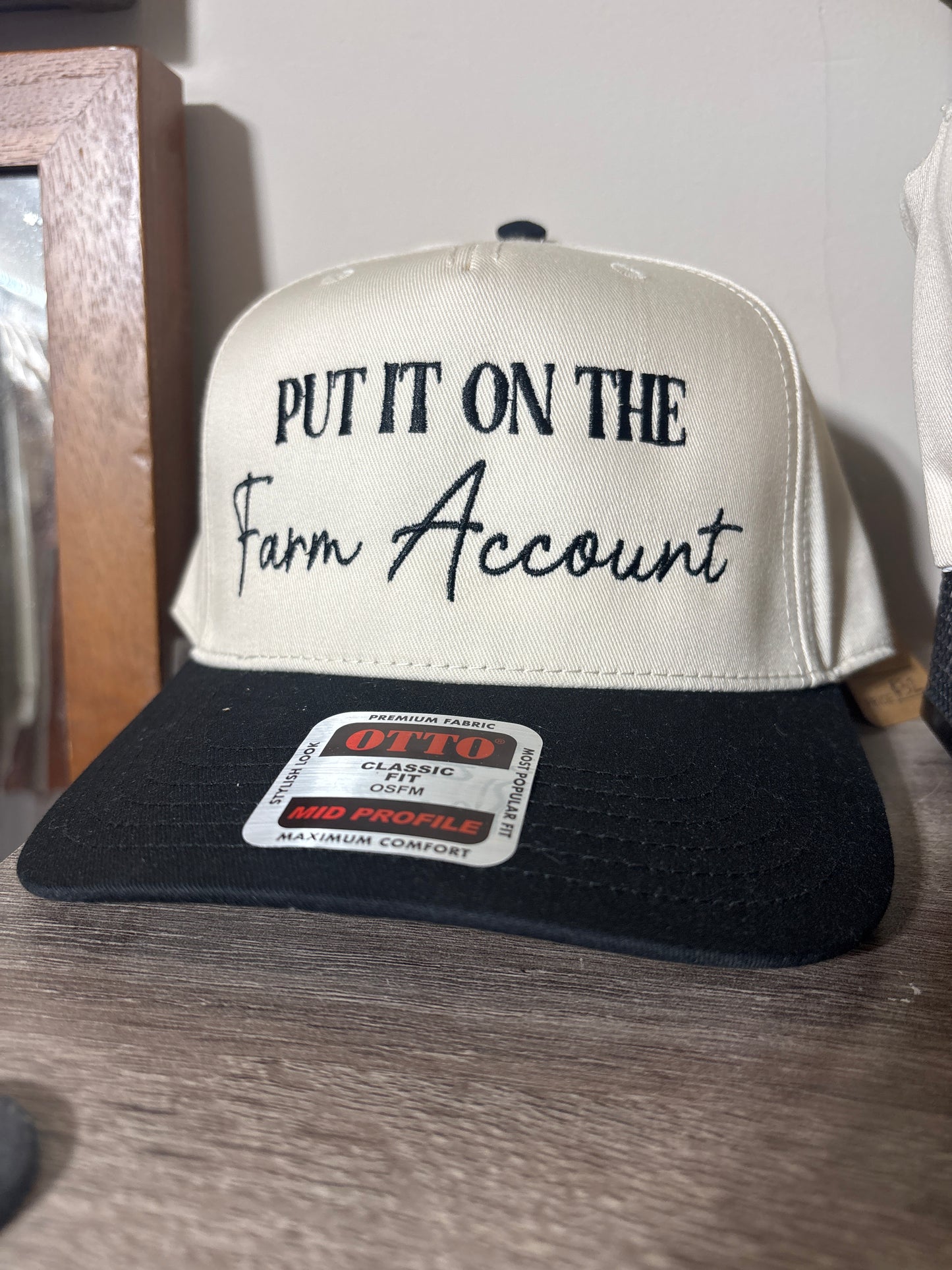 Put it on the FARM ACCOUNThat