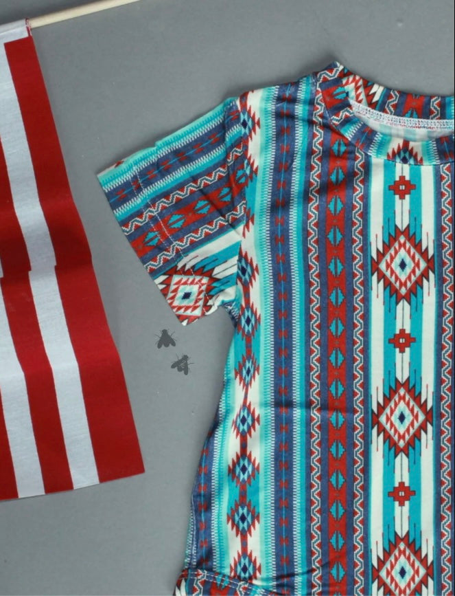 America Aztec Onesie