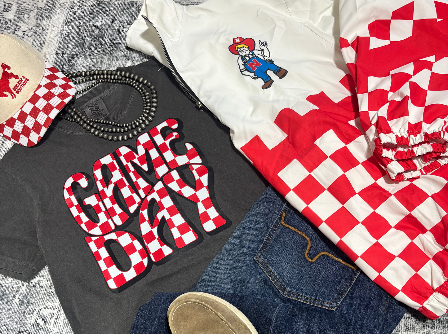 GAME DAY•checkered
