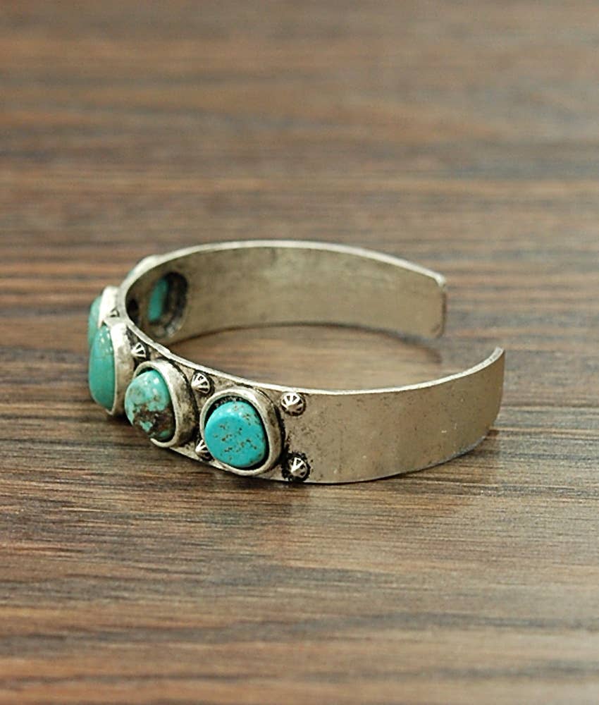 Natural Stone Turquoise Bracelet