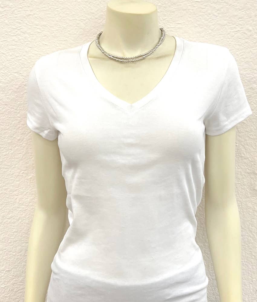 2-strand Polish Silver Navajo Bead Necklace