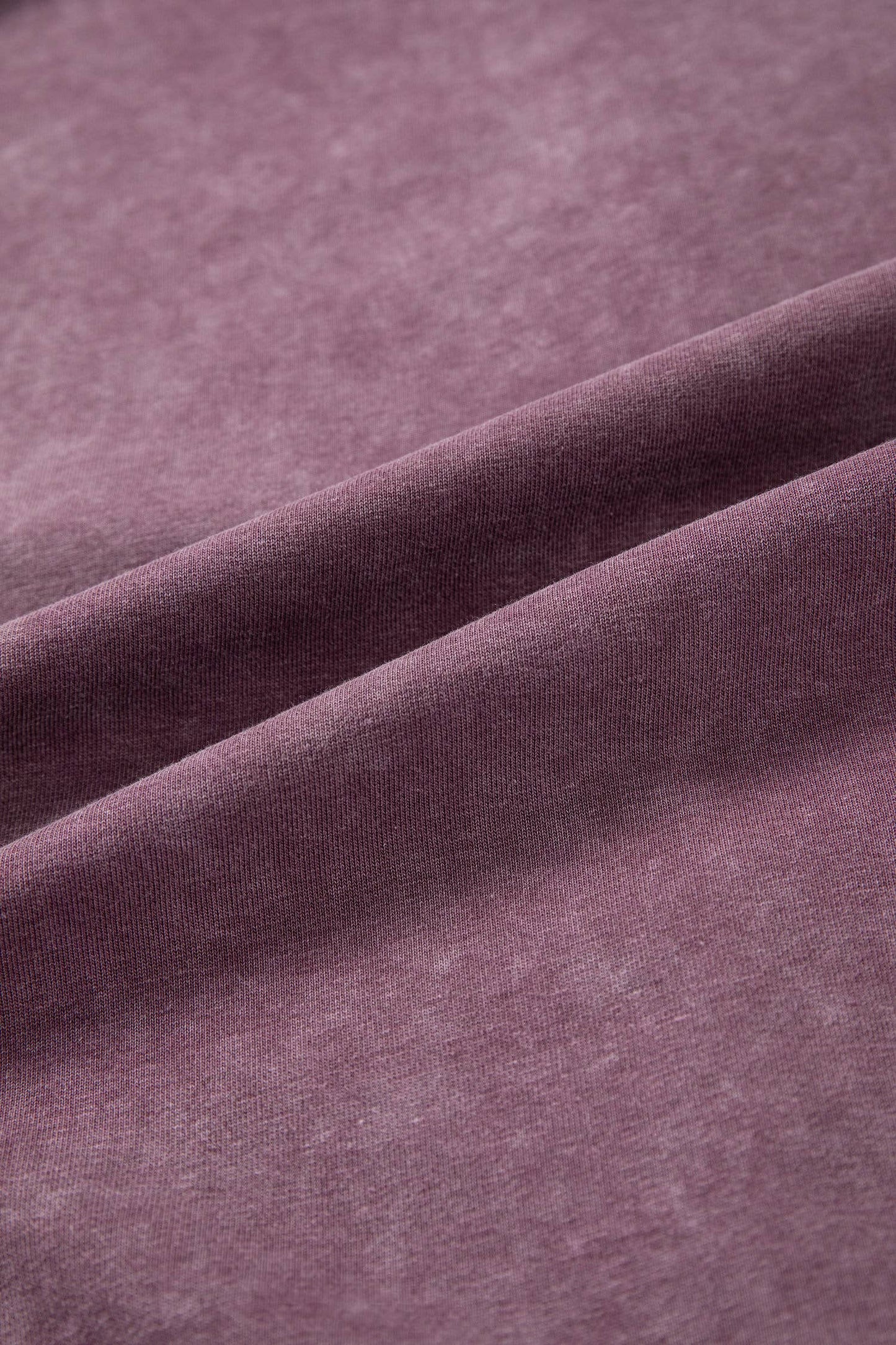 Mineral Wash Exposed Seam Side Slit Sweatshirt