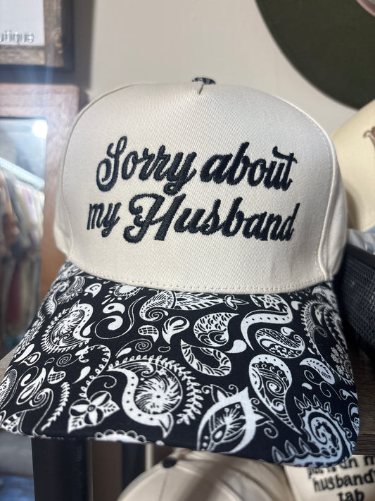 Sorry about my Husband hat