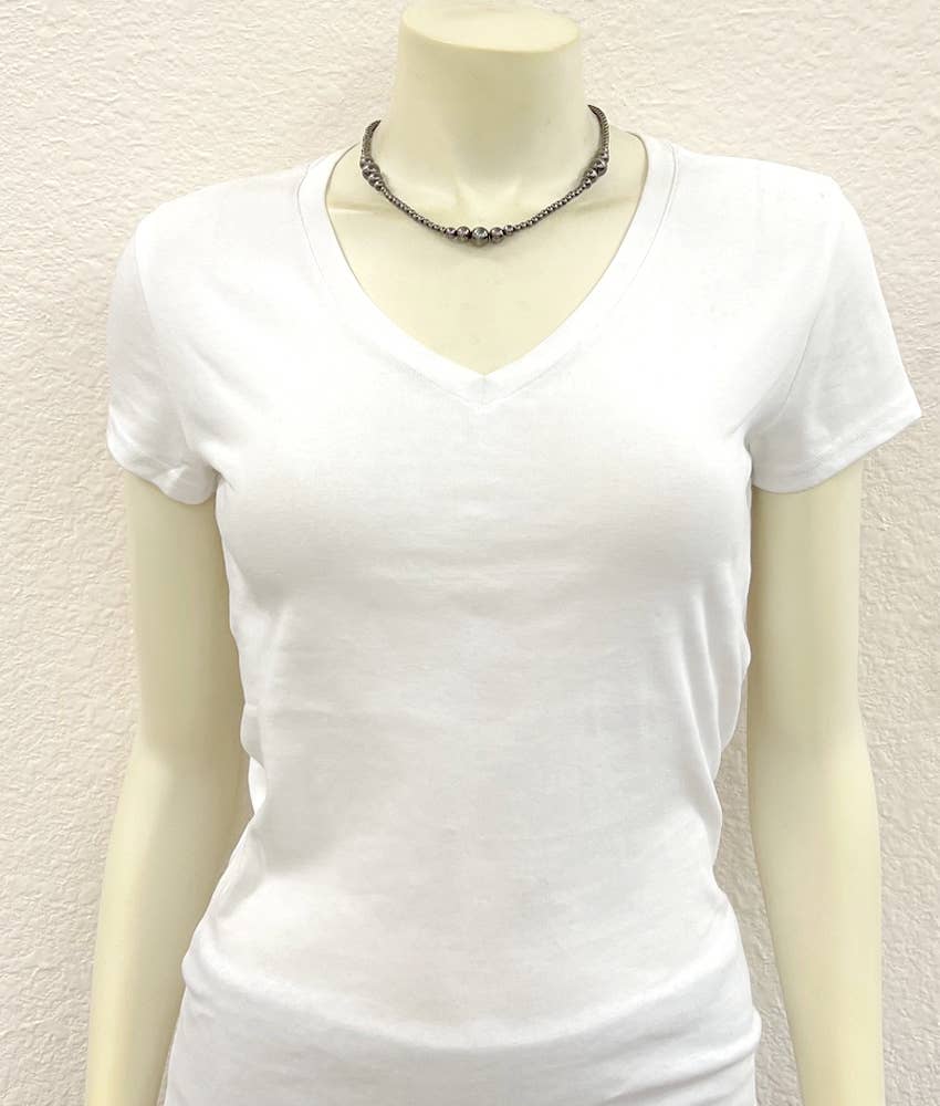 Multiple Clustered Dark Polish Navajo Necklace