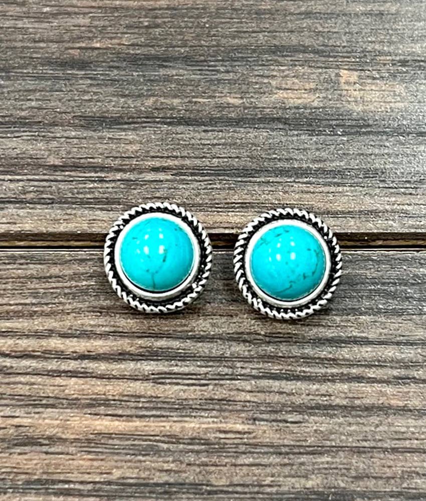 Turquoise Stud Earrings