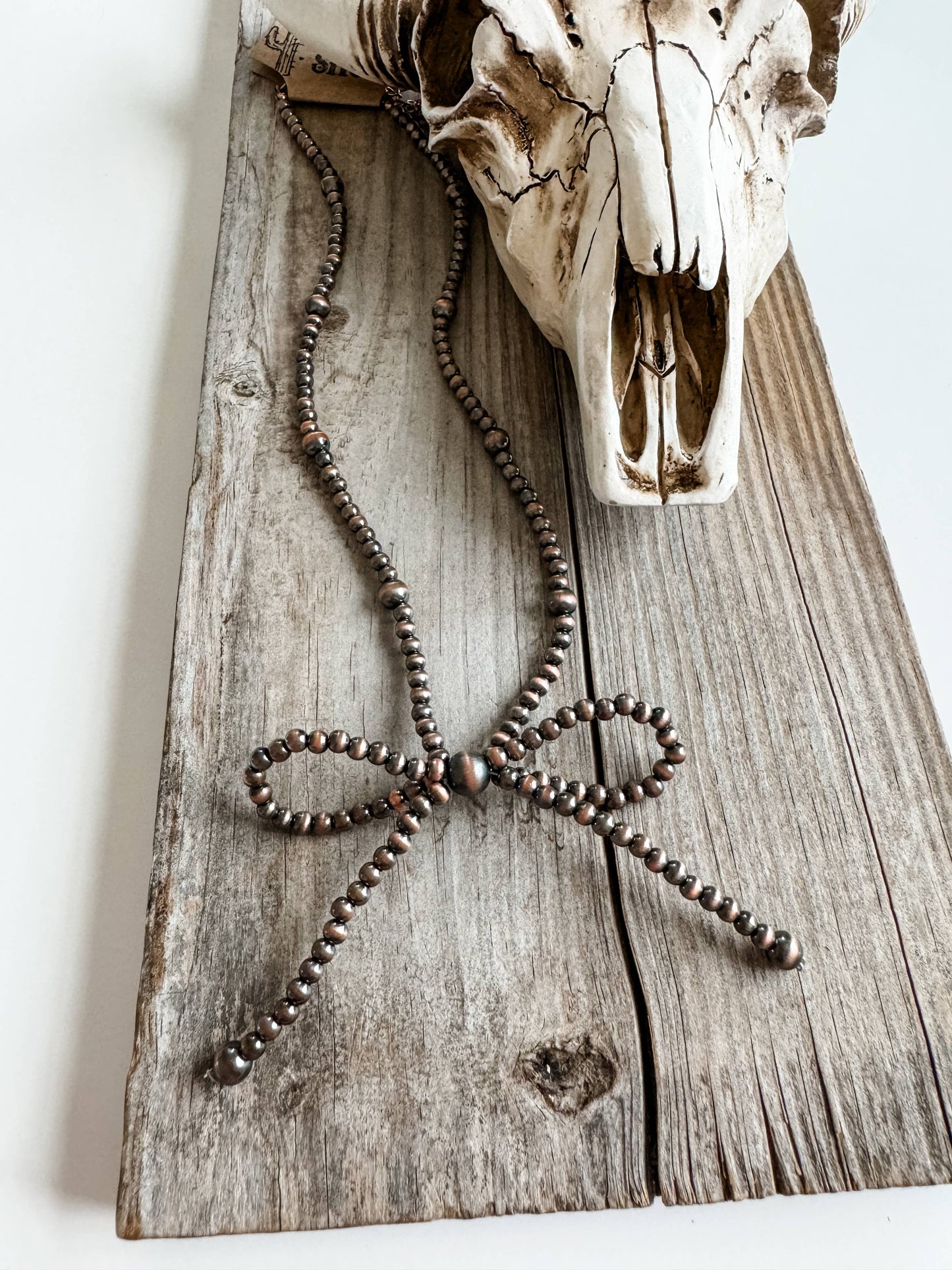 Copper Navajo Bow Necklace
