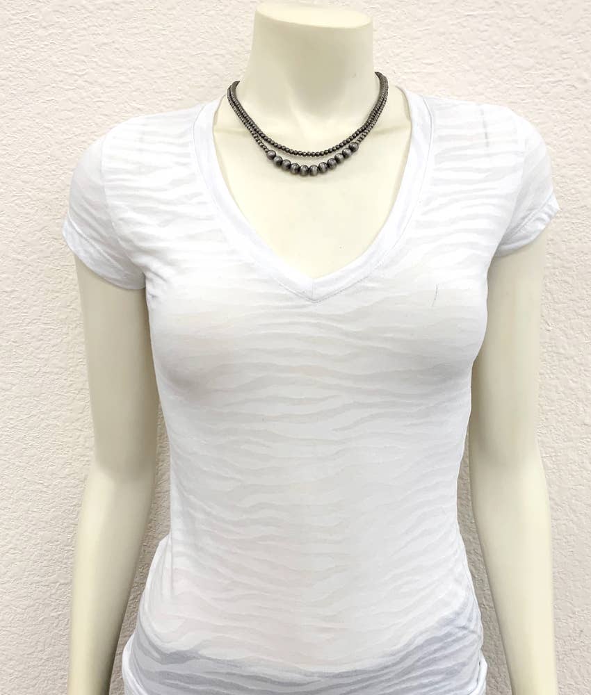 Two Strand Navajo Bead Necklace