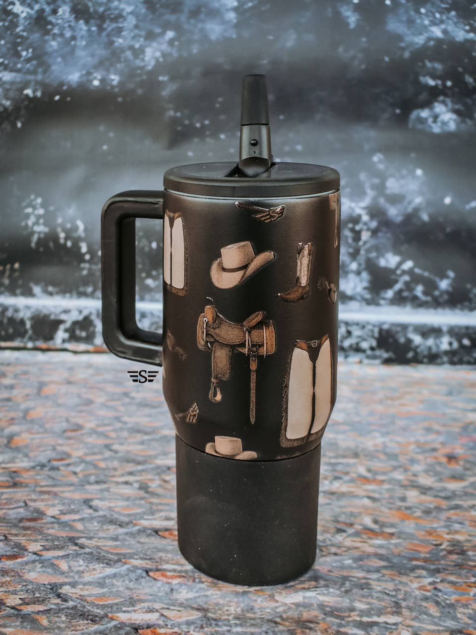 Classic Western Flip Top 40oz. Tumbler
