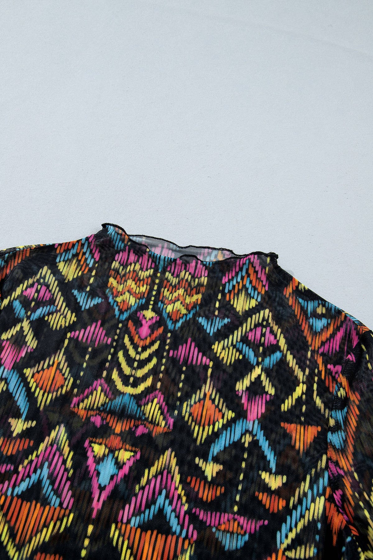 Abstract Pattern Mesh Top