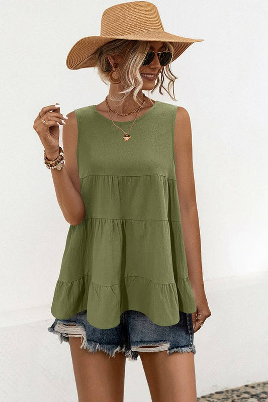 FLARED ROUND NECK TANK