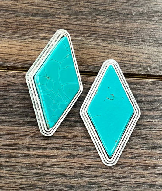Turquoise Stud Earrings