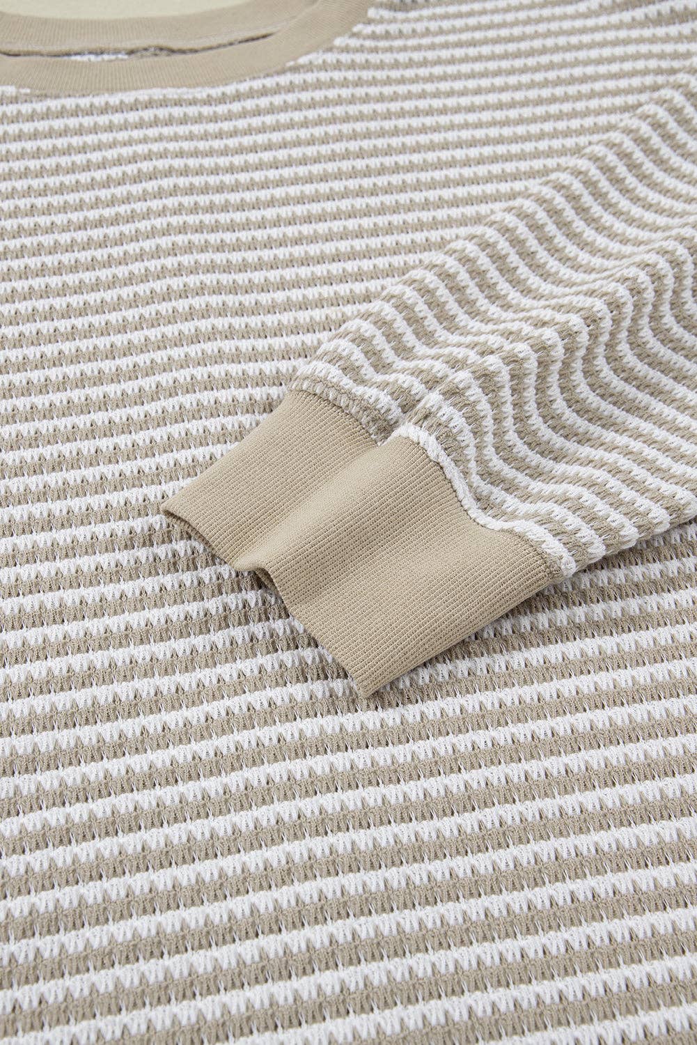 Plus Size Stripe Knit Sweater