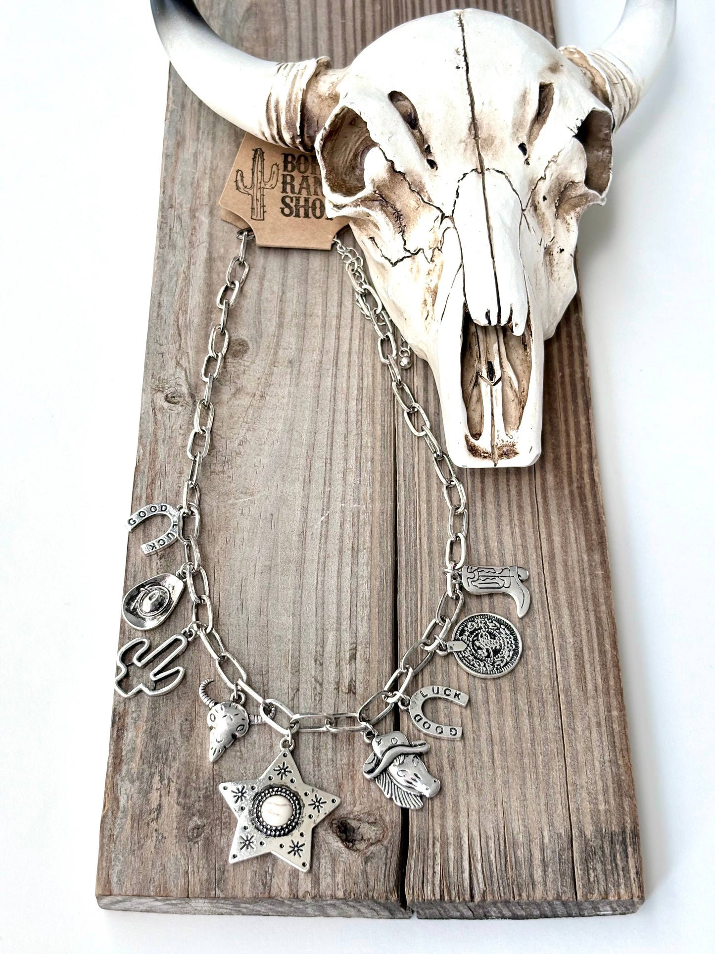 Western Style Charm Chain Necklace