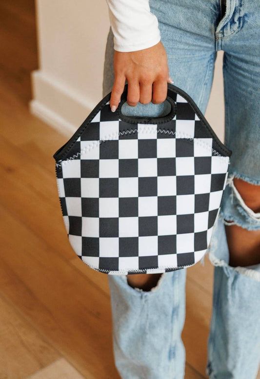 Checkered Lunch Tote