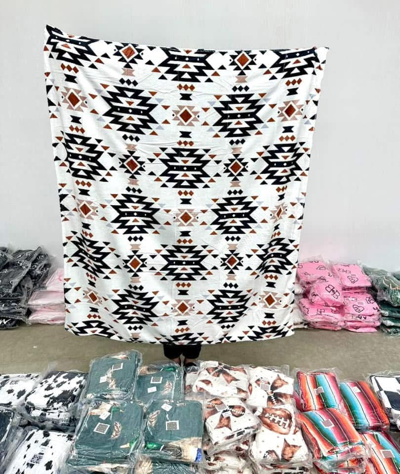 Western Themed Fleece Blankets