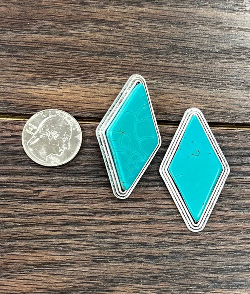 Turquoise Stud Earrings