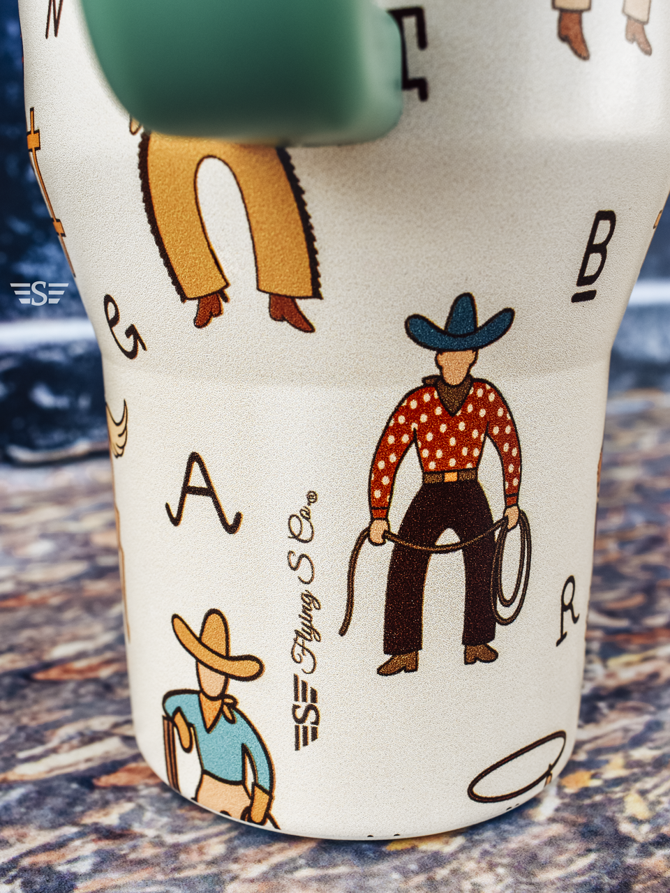 Life of a Cowboy Flip Lid 32oz. Tumbler