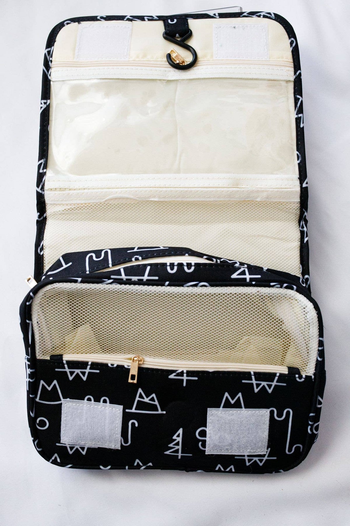 Black Brand Hanging Tote