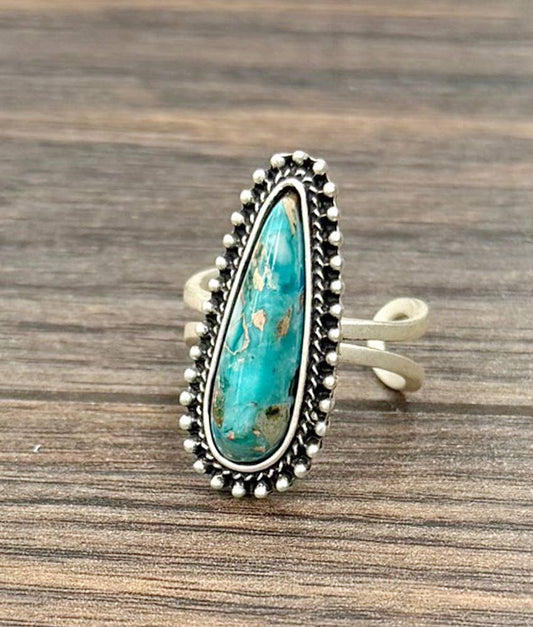Turquoise Adjustable Ring