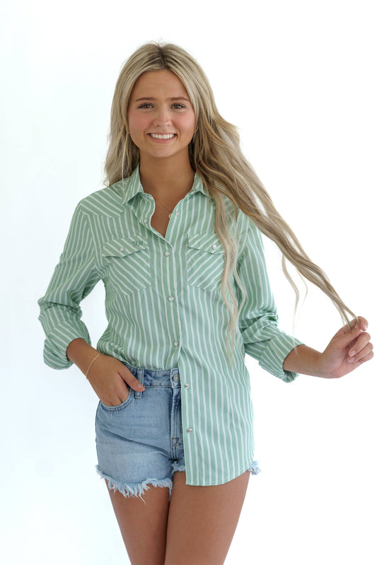 Wild Sage button up