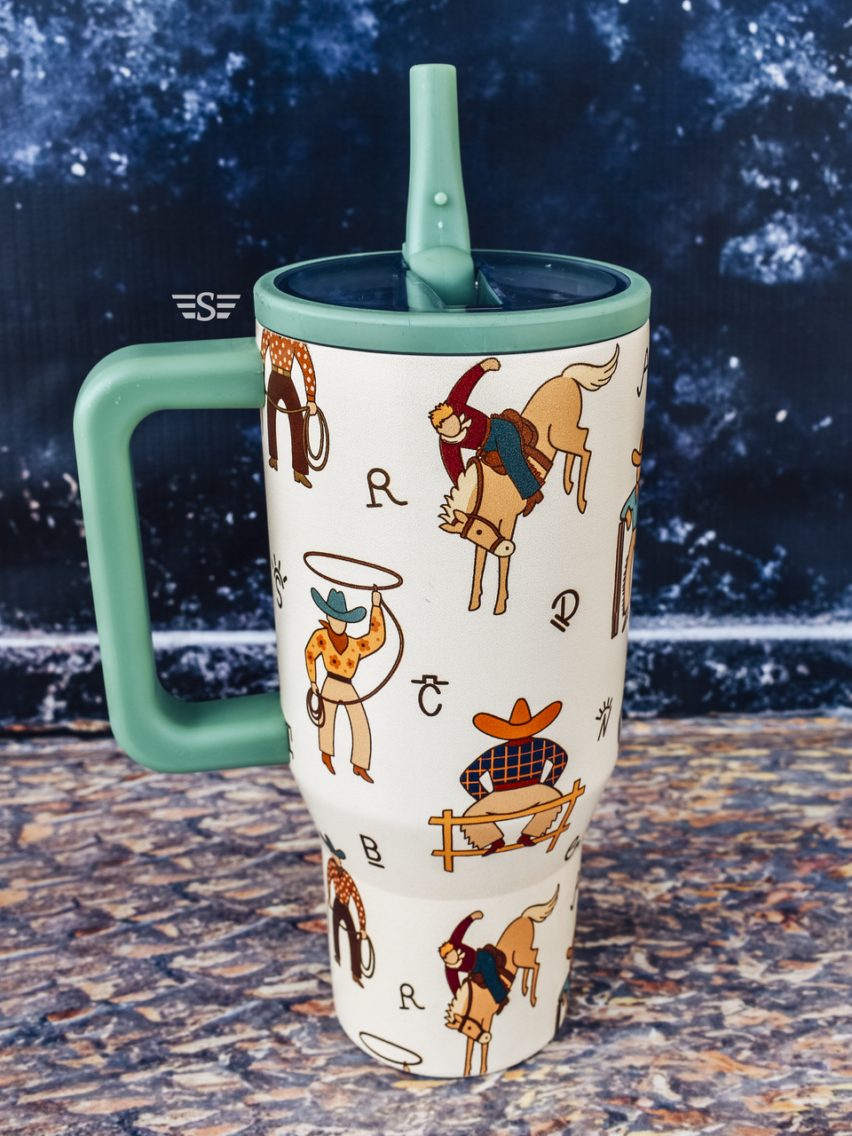 Life of a Cowboy Flip Lid 32oz. Tumbler