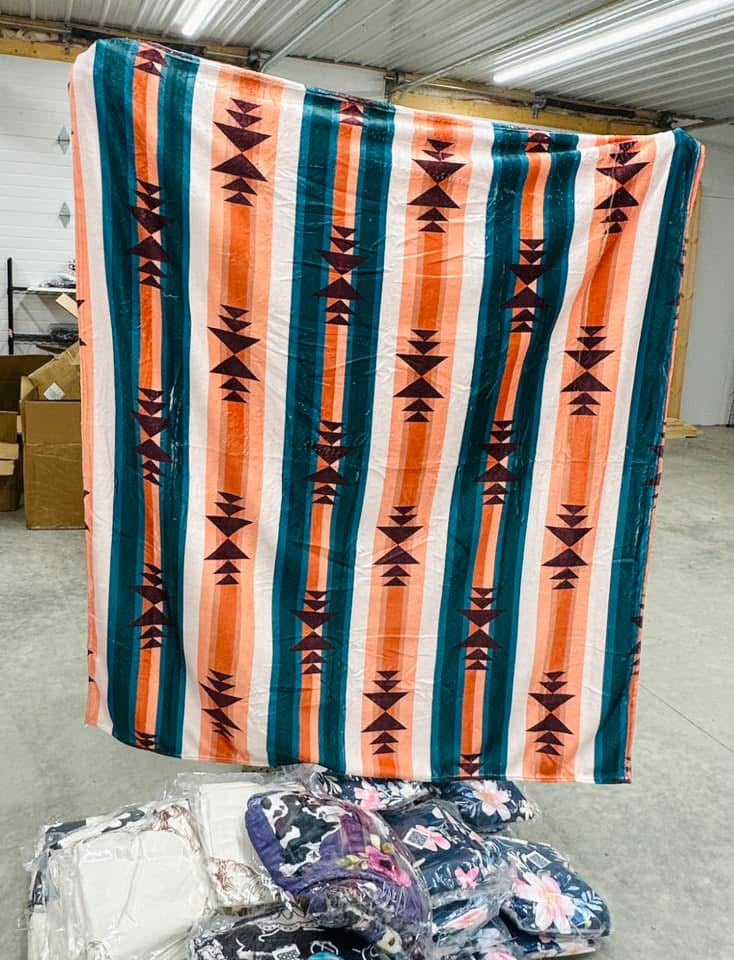 Western Themed Fleece Blankets