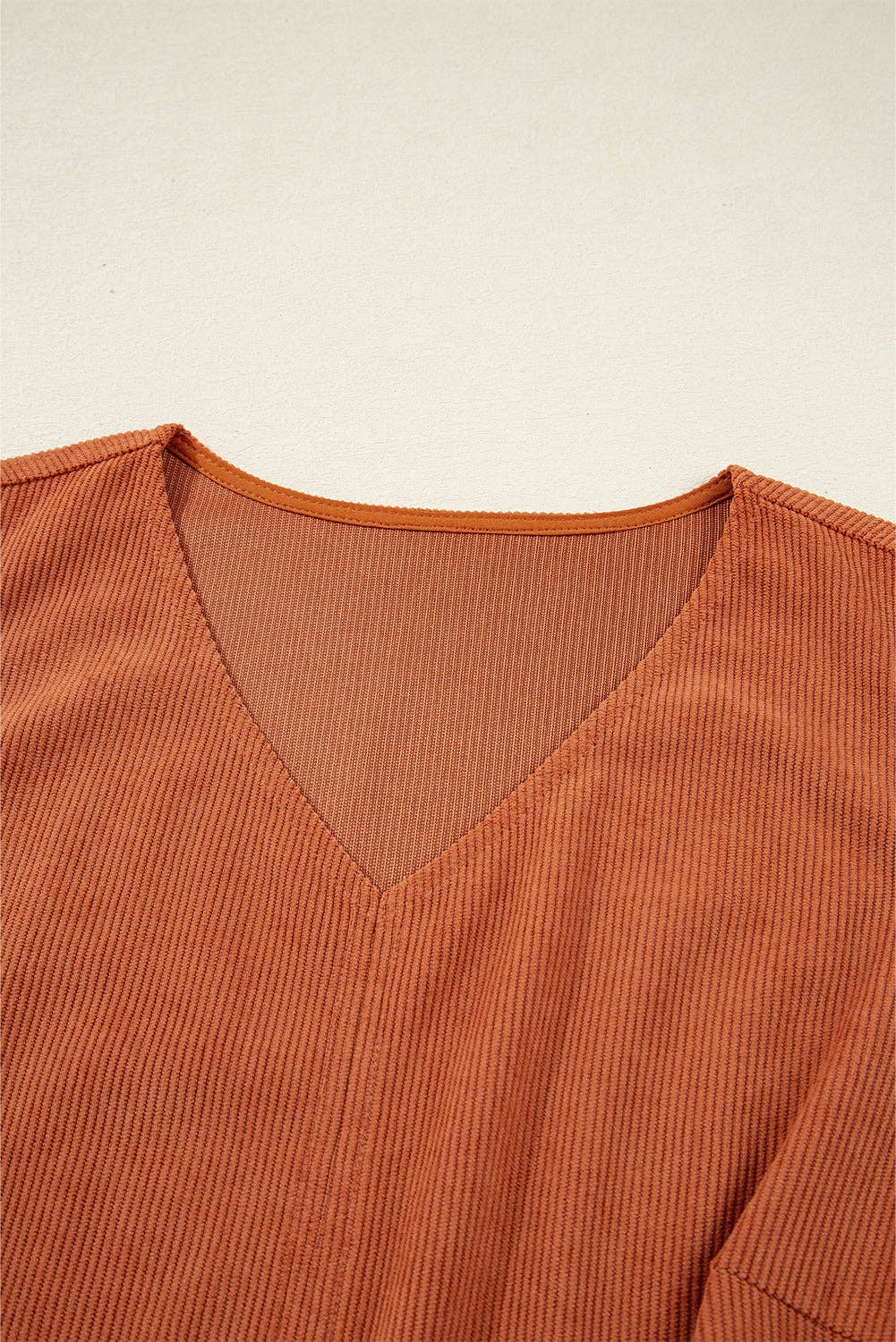 Western Corduroy Embroidered Patch Pocket Mini Dress