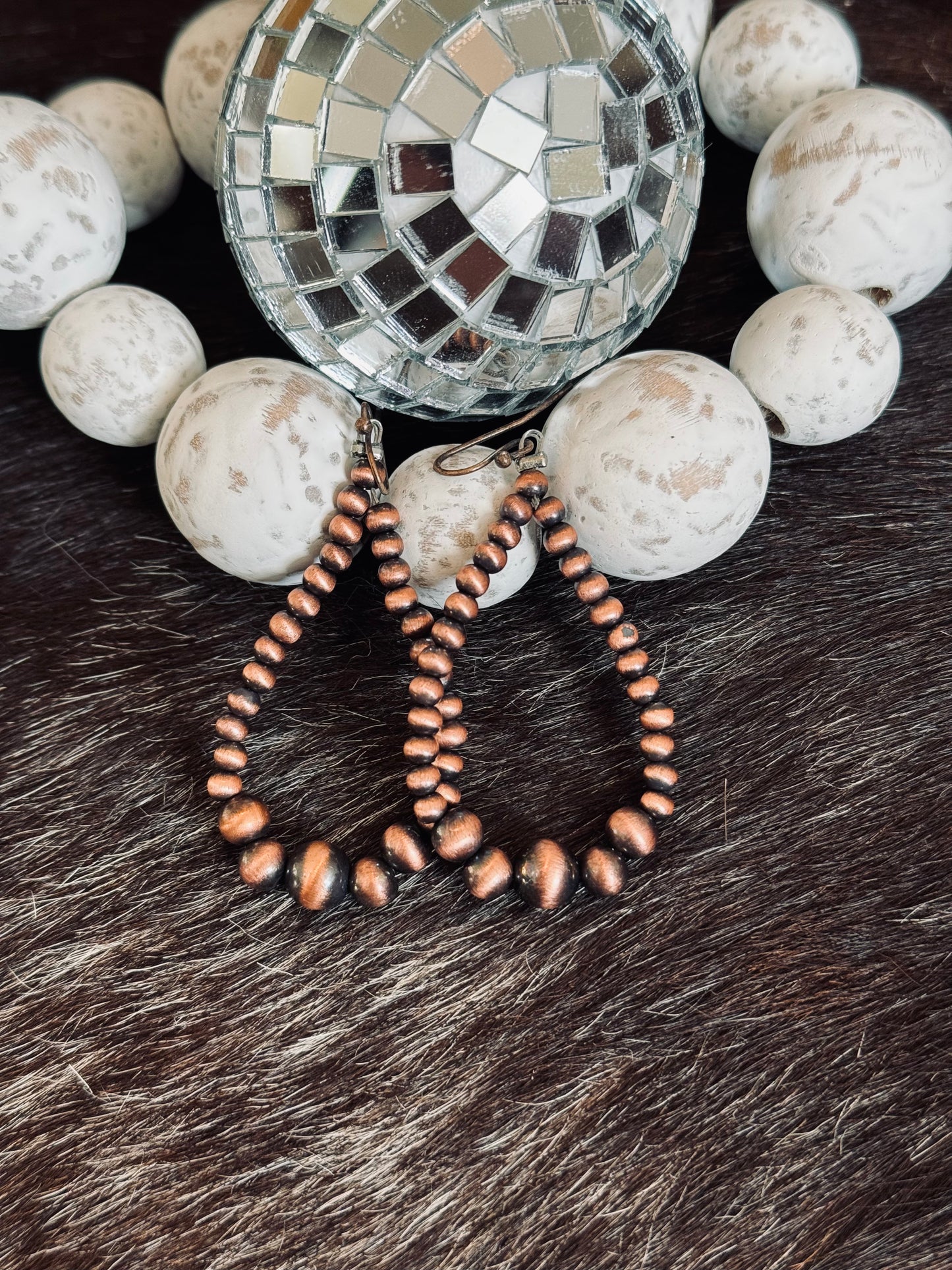 Bronze Teardrop Earrings