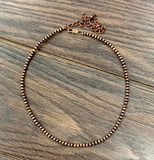 Dainty Bronze Navajo Necklace