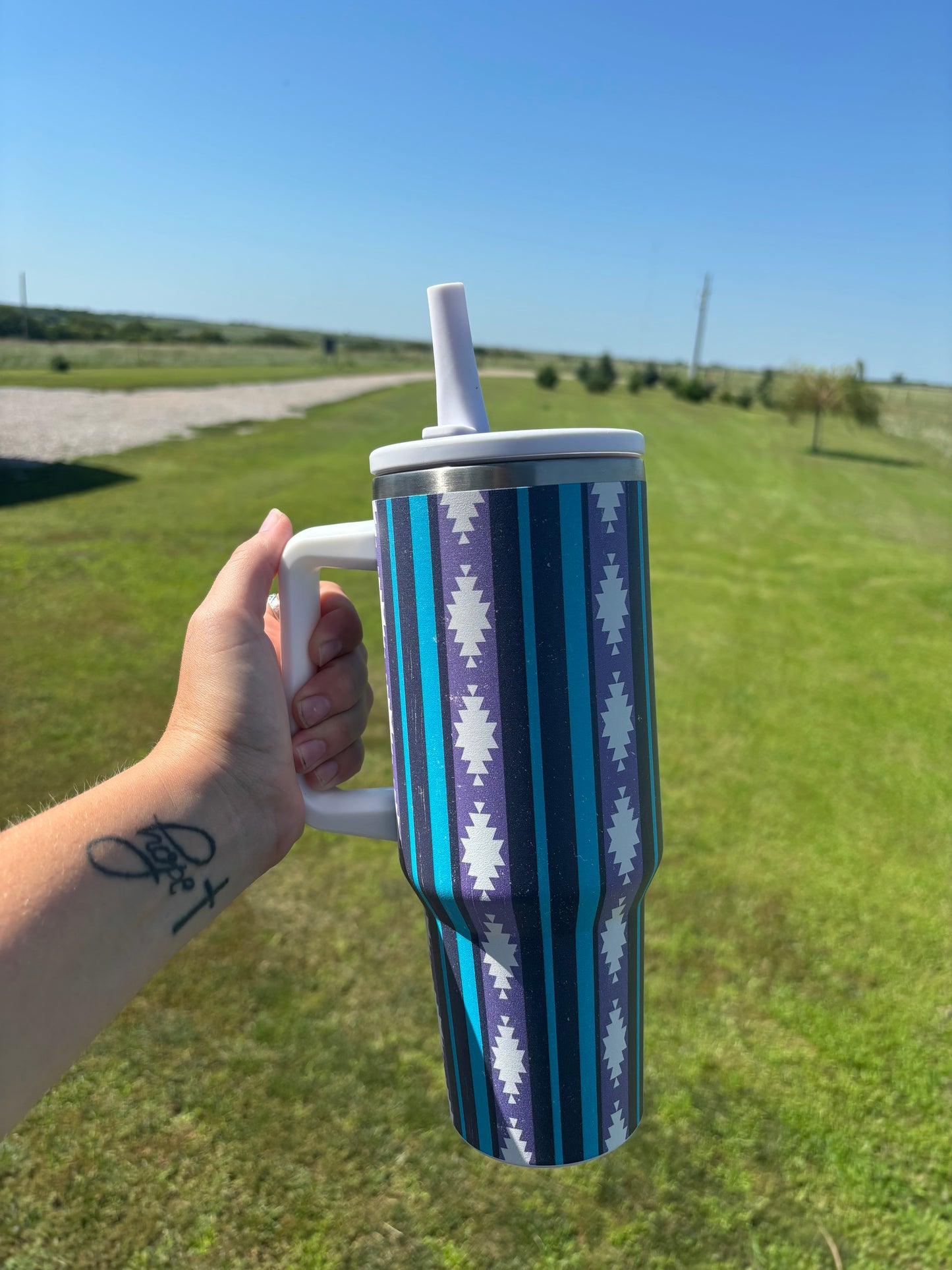 40oz. Aztec Tumblers