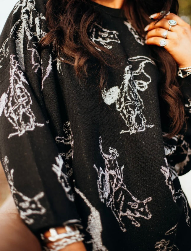 SPARKLE BUCKS SWEATER