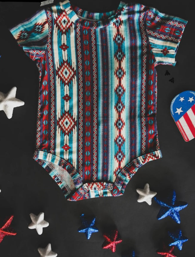 America Aztec Onesie