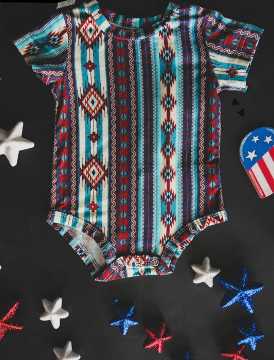America Aztec Onesie