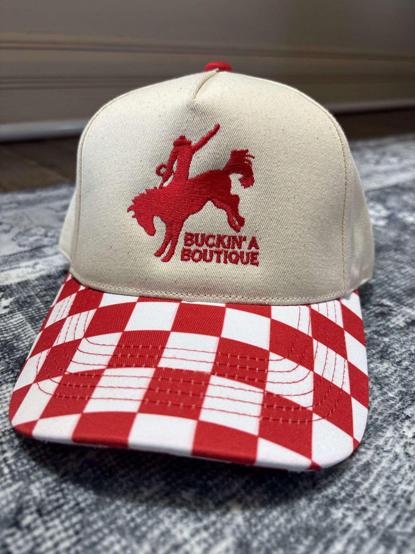 Buckin’ A Boutique Checkered Magna Pony™ Cap