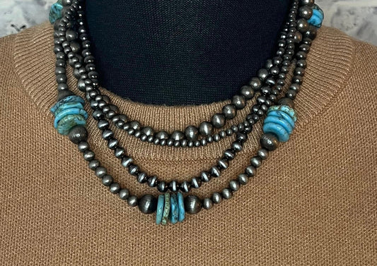 Turquoise Stone Necklace