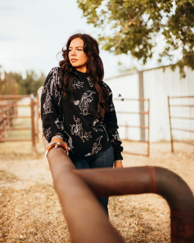 SPARKLE BUCKS SWEATER