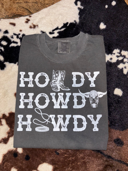 Howdy Graphic Tee Comfort Colors