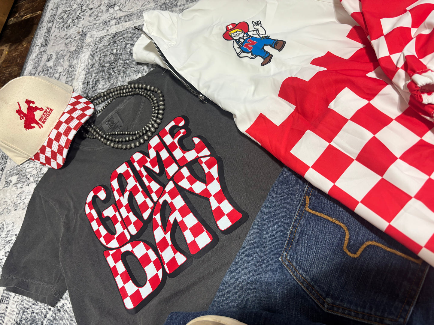 GAME DAY•checkered