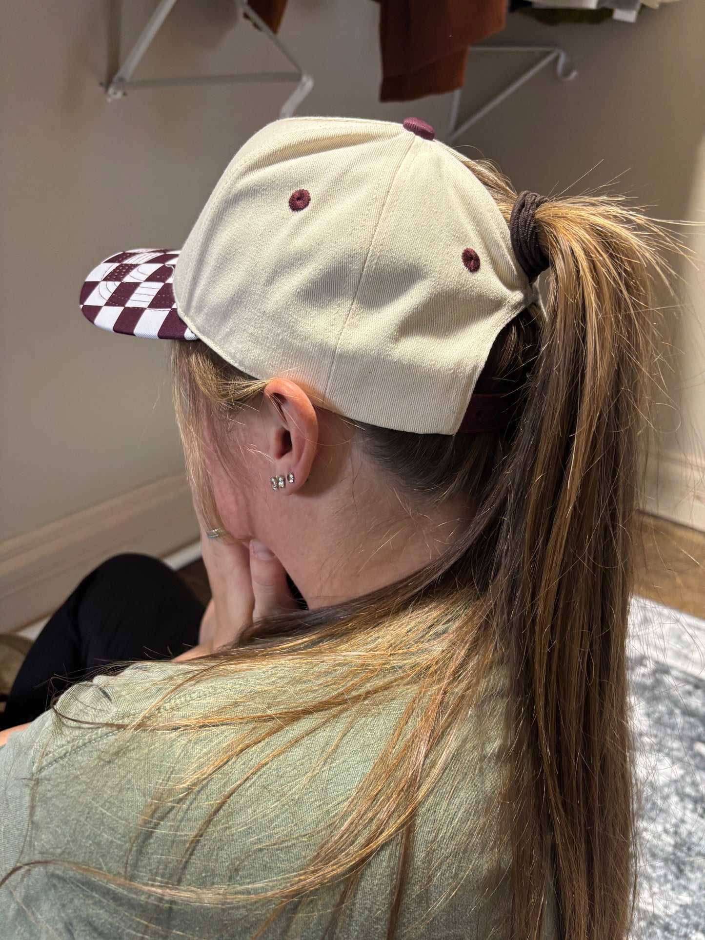 Buckin’ A Boutique Checkered Magna Pony™ Cap