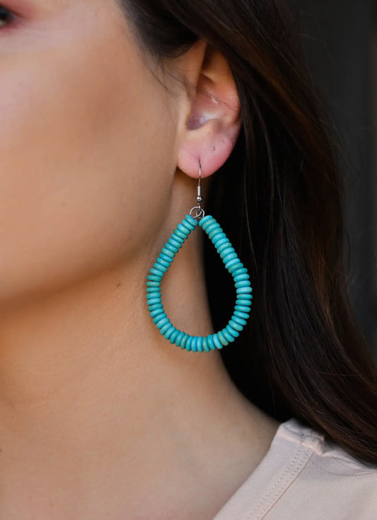 Turquoise Teardrop Earring