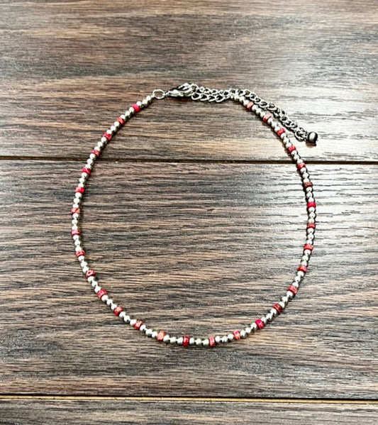 Navajo Pearl Gemstone Neckalce