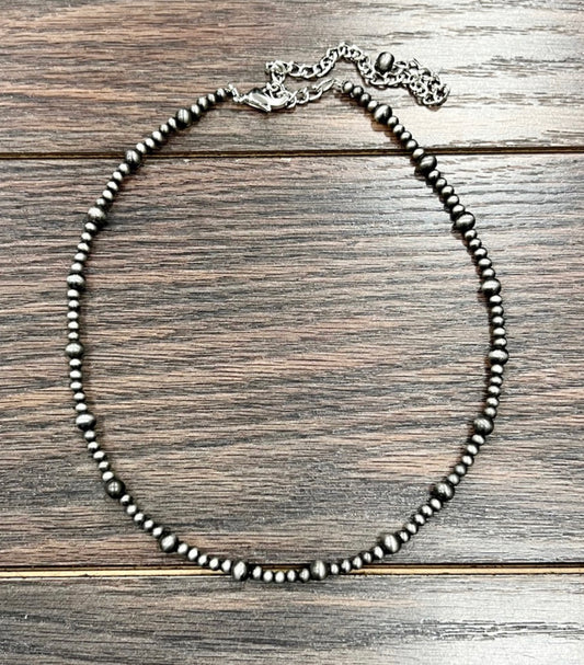 Beaded Navajo Pearl Necklace