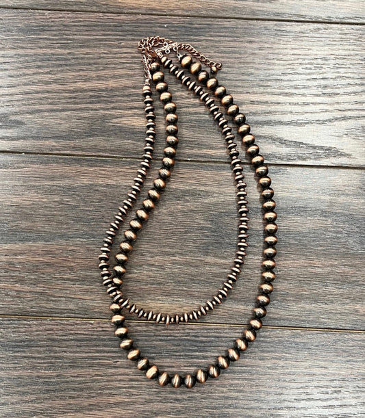 Copper Navajo Stacked Necklace